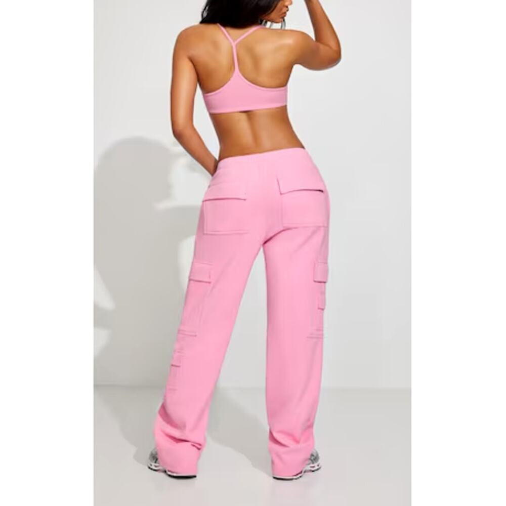 Garage Pop It Pink Pantalon UltraFleece Cargo Sweatpants Size S - Picture 2 of 9